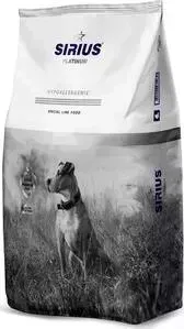 Сухой корм SIRIUS Platinum Hypoallergenic утка с овощами для взрослых собак 3кг