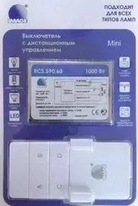 Выключатель с ДУ IMAGE RCS.590.60 RF Мини. 1*1000Вт