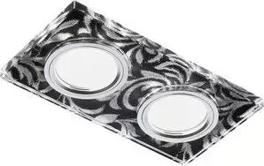 Встраиваемый светодиодный светильник Ambrella light S234/2 BK/CH/WH