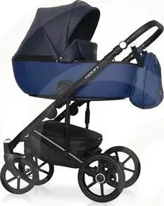 Коляска 2 в 1 Riko Basic 2 в 1 OZON 01 графит-синий
