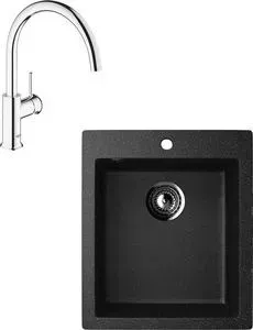 Мойка кухонная и смеситель ULGRAN и смеситель U-404 Grohe BauClassic (U-404-308, 31234000)