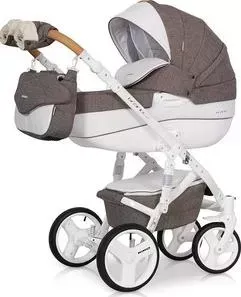 Коляска 2 в 1 Riko 2 в 1 BRUNO LUXE 01 Mocca (коричневый)