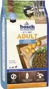 Сухой корм BOSCH Adult Fish Potato с рыбой и картофелем для собак всех пород 1кг