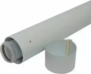 Труба VAILLANT удлинительная DN 60/100 длиной 1000 мм в комплекте с хомутом (303802)