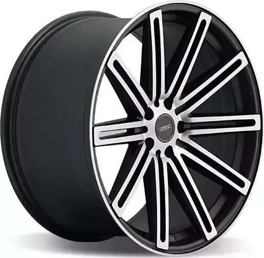 Диск автомобильный РаспродажаУценка V-004 VISSOL 10.5X20/5X112 ET42 D66.6 MATTE-GRAPHITE-MACHINED*(Механические повреждения)