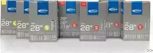 Камера велосипедная SCHWALBE SV20 EXTRA LIGHT 18/25-622(630), 28-0, 7-1,0 60mm вентиль преста 10426363