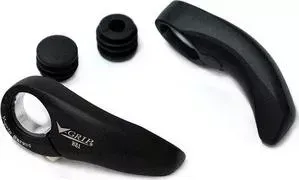 Рога велосипедные V-GRIP V-BE1 95mm black, анатомические, алюминий, черные