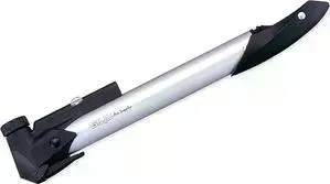 Насос Giyo GP-91, алюм., Т-ручка, манометр, авто/вело переходник, серебрист.