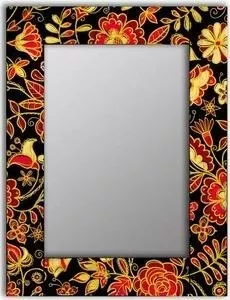 Зеркало Дом Корлеоне Настенное Корлеоне Цветочная поляна 80x80 см