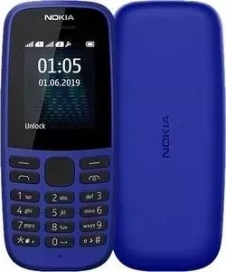 Мобильный телефон NOKIA 105 SS (TA-1203) blue без зарядного ус-ва
