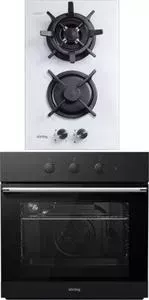 Встраиваемый комплект KORTING HGG 382 CTW + OKB 480 CEN