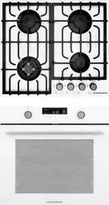 Встраиваемый комплект KUPPERSBERG TG69 W + HH 6612 W