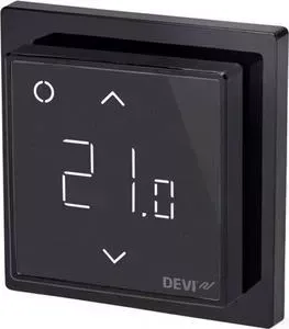 Терморегулятор Devi DEVIreg Smart интеллектуальный с Wi-Fi, черный, 16 А