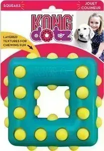 Игрушка KONG Dotz Square Small "Квадрат" малый 9см для собак