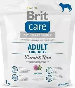 Сухой корм Brit Care Adult Large Breed Lamb Rice гипоаллергенный с ягненком и рисом для взрослых собак крупных пород 1кг (132714)