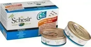 Консервы Schesir Nature for Cat Tuna кусочки в желе с тунцом для кошек 50г (С100)