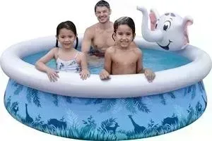 Надувной бассейн Jilong ELEPHANT 3D SPRAY, 205х47см, возраст 3+