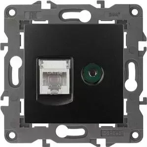 Розетка комбинированная RJ45+TV ЭРА 14-3110-05