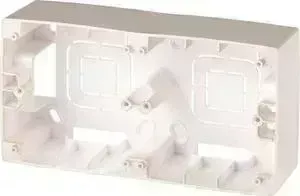 Коробка для накладного монтажа 2-постовая ЭРА 12-6102-04