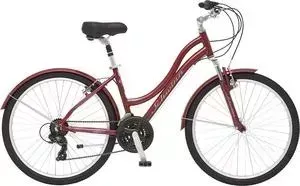 Велосипед Schwinn Suburban Deluxe Women 26 (2019), цвет красный