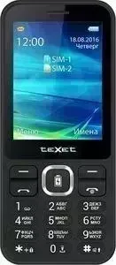 Мобильный телефон TeXet ный TM-D327 черный