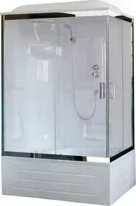 Душевая кабина Royal Bath BP 120x80x217 прозрачная, левая (RB8120BP1-T-CH-L)