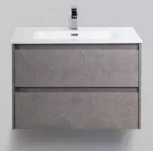 Тумба с раковиной BELBANGO с Kraft 70, Pietra Grigio (KRAFT-700-2C-SO-PG, BB700ETL)