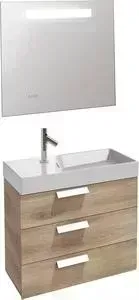 Мебель для ванной JACOB DELAFON Rythmik 80x36 квебекский дуб, 3 ящика