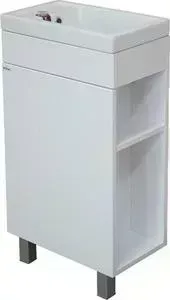 Тумба с раковиной Mixline с Мини 45 белая (1502195390090 + 4640021065907)