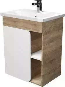 Тумба с раковиной 1Marka с Nuvo 70П дуб сонома (4604613340735, 4620008197746)