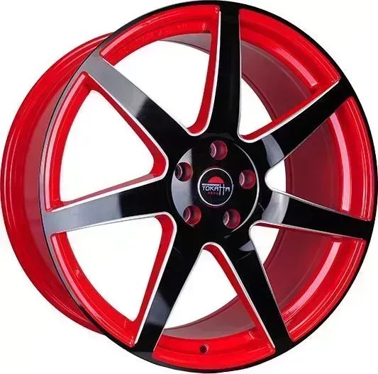 Диск автомобильный РаспродажаУценка MODEL-57 YOKATTA 8X19/5X108 ET45 D63.3 R+B+F*(Дефект ЛКП)