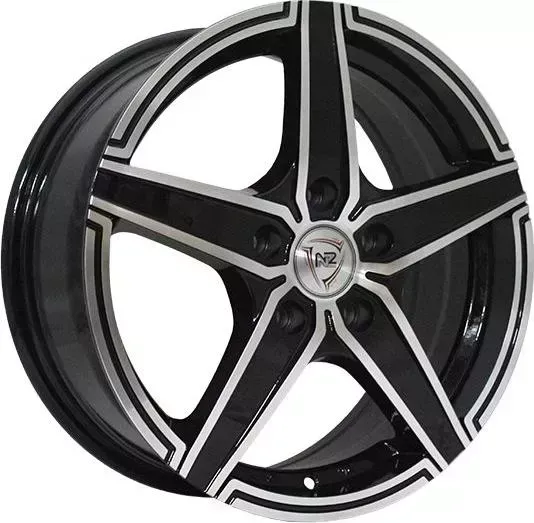 Диск автомобильный РаспродажаУценка F-1 NZ 6.5X16/4X100 ET48 D73.1 BKF*(Дефект литья)