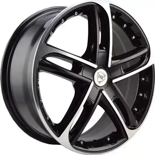 Диск автомобильный РаспродажаУценка SH676 NZ 6.5X16/5X112 ET50 D57.1 BKF*(Дефект ЛКП)
