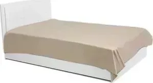 Кровать ABC-KING -классика Extreme белая кожа 190x120 с подъемным механизмом