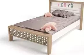 Кровать ABC-KING Mix bunny №1 розовый 190х90