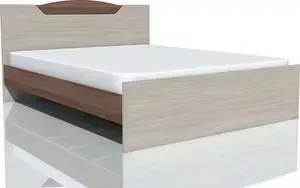 Кровать Сильва НМ 014.42-03 рива ясень темный/светлый 160