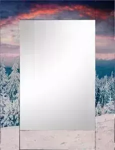 Зеркало Дом Корлеоне Настенное Зима 80x80 см