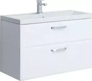 Тумба под раковину Sanstar Cristal 100 весная, белая (84.1-1.5.1.)