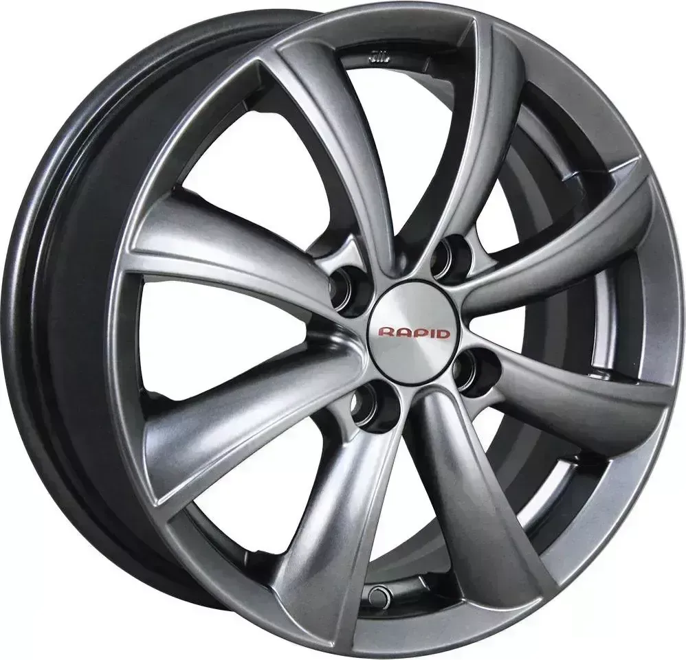 Диск автомобильный RAPID Бриз-оригинал 6X15/4X114.3 ET46 D67.1 дарк-платинум