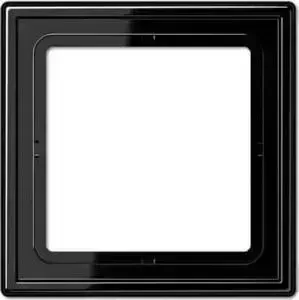 Рамка Jung 1-постовая LS 990 черная LS981SW