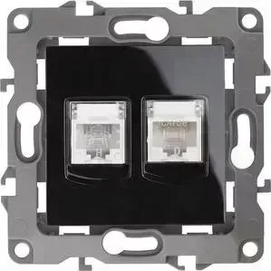 Розетка комбинированная RJ45+RJ11 ЭРА 12-3109-06