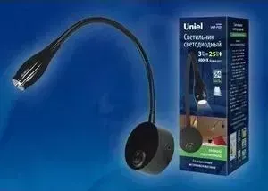 Бра UNIEL ULT-F22-3W/4000K IP20 Black