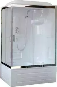 Душевая кабина Royal Bath BP 120x80x217 прозрачная, правая (RB8120BP1-T-CH-R)