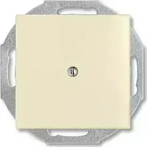 Лицевая панель ABB Basic55 вывода кабеля слоновая кость