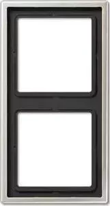 Рамка Jung 2-постовая LS 990 edelstahl ES2982