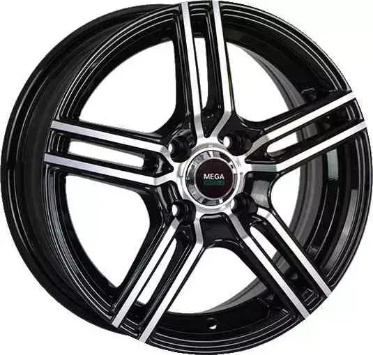 Диск автомобильный РаспродажаУценка Y3177 MEGA 6.5X16/5X112 ET42 D57.1 BKF*(Дисбаланс)