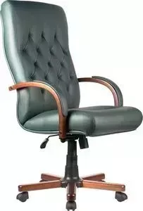 Кресло офисное Riva Chair М 175 A Laguna Тай зеленая кожа