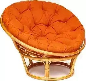 Кресло TetChair Papasan 23/01 W с подушкой Honey мед/ткань оранжевый С23