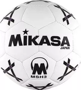 Мяч гандбольный MIKASA MSH 3, синт.кожа, р.3, бело-черно-фиолетовый