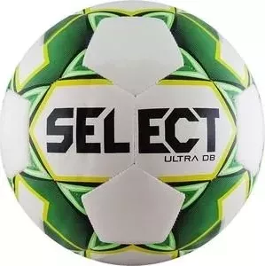 Мяч футбольный Select ULTRA DB 810218-004, р.5, бело-зел-желто-черный